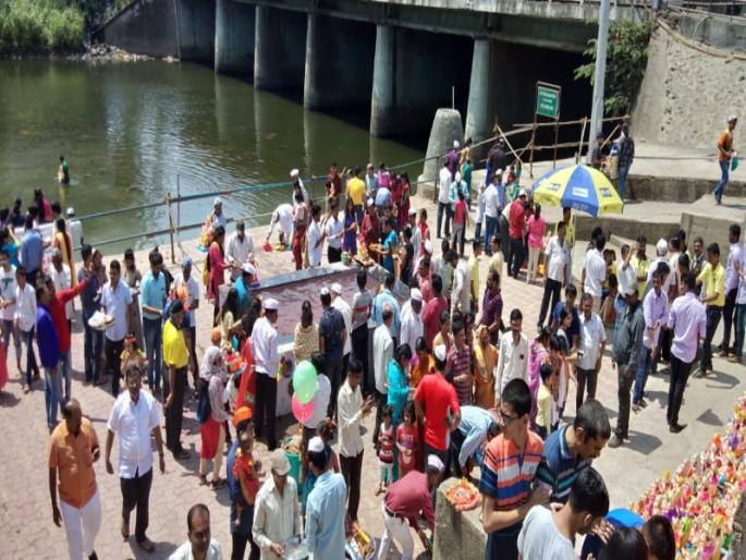 Early this year ...! Message to Ganaraya in the industry town | पुढच्या वर्षी लवकर या...! उद्योग नगरीत गणरायाला निरोप Early this year ...! Message to Ganaraya in the industry town | पुढच्या वर्षी लवकर या...! उद्योग नगरीत गणरायाला निरोप