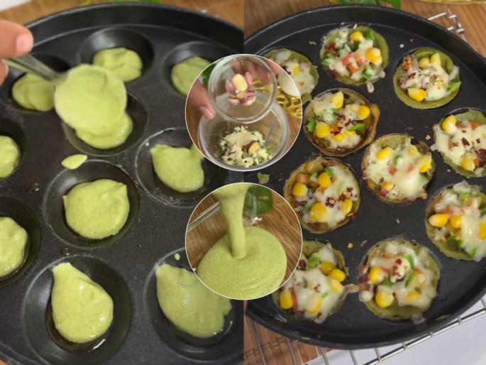 Healthy school tiffin box recipes Easy tiffin ideas for school children Quick and healthy pizza bites | School Tiffin Box Recipe : शाळेच्या डब्यासाठी अप्पेपात्रात करा झटपट पिझ्झा बाईट्स! मुलांसाठी पौष्टिक खाऊ