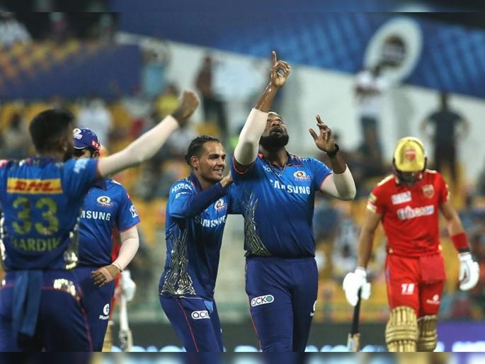 IPL 2021 , MI vs PBKS Live Updates : Brilliant bowling effort by MI to restrict PBKS 135 for 6 with 2 wickets by Pollard and Bumrah | IPL 2021 , MI vs PBKS Live Updates : किरॉन पोलार्डच्या एका षटकानं पंजाब किंग्सला फेकले बॅकफूटवर; मुंबई इंडियन्ससमोर माफक लक्ष्य 