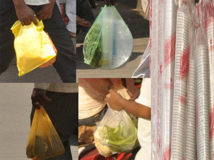 A quintal plastic seized in the basement | तळोद्यात एक क्विंटल प्लास्टिक जप्त A quintal plastic seized in the basement | तळोद्यात एक क्विंटल प्लास्टिक जप्त
