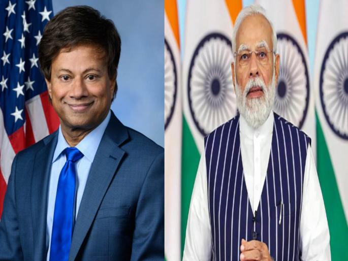 pm modi in us news ndian origin congressman shri thanedar to escort pm modi to his joint address | मोदींना एक बेळगावकर अब्जाधीश अमेरिकी संसदेत नेणार; कोण आहेत ते... pm modi in us news ndian origin congressman shri thanedar to escort pm modi to his joint address | मोदींना एक बेळगावकर अब्जाधीश अमेरिकी संसदेत नेणार; कोण आहेत ते...