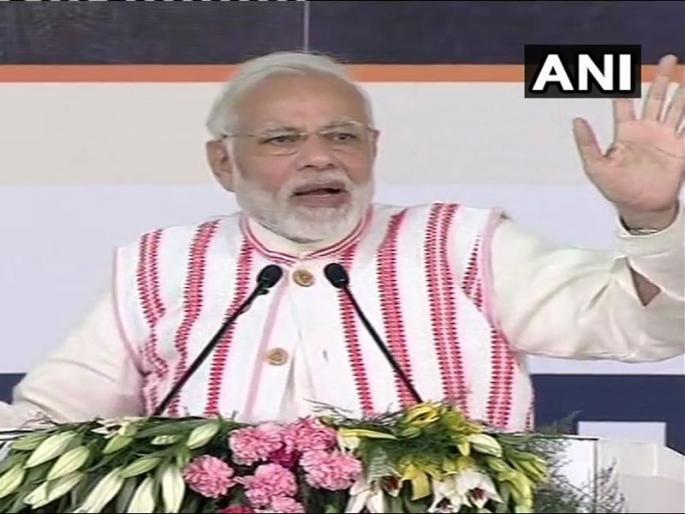 PM Narendra Modi launches ayushman bharat health scheme | पंतप्रधान मोदींकडून आयुष्यमान भारत योजनेचा शुभारंभ