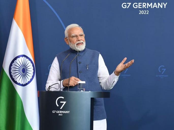 pm narendra modi said at germany visit no one victors in russia ukraine war we support peace | Russia-Ukraine War: रशिया-युक्रेन युद्धात भारत नेमका कोणाच्या बाजूने? PM मोदींनी जर्मनीत स्पष्टच सांगितले pm narendra modi said at germany visit no one victors in russia ukraine war we support peace | Russia-Ukraine War: रशिया-युक्रेन युद्धात भारत नेमका कोणाच्या बाजूने? PM मोदींनी जर्मनीत स्पष्टच सांगितले