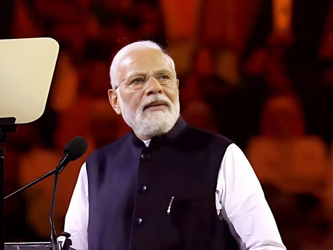 pm narendra modi address to indians in sydney australia tour | “२०१४ मध्ये दिलेला शब्द पाळला”; सिडनीत २० हजार भारतीयांसमोर पंतप्रधान मोदींचा डंका pm narendra modi address to indians in sydney australia tour | “२०१४ मध्ये दिलेला शब्द पाळला”; सिडनीत २० हजार भारतीयांसमोर पंतप्रधान मोदींचा डंका