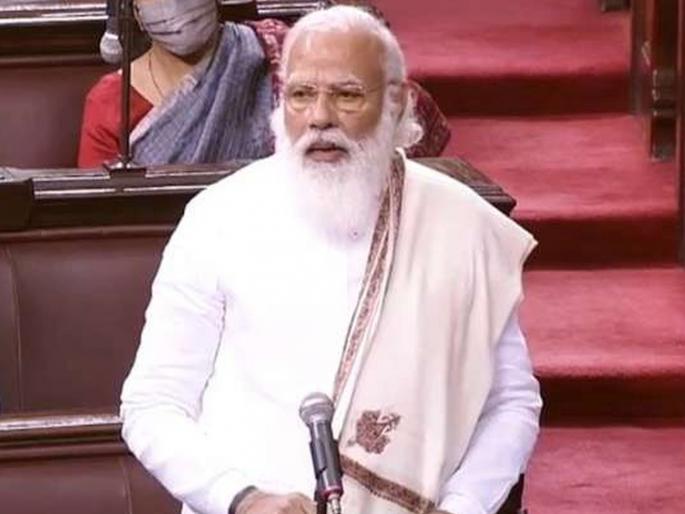 PM narendra modi slams andolanjeevi in Rajya Sabha farm laws defence | आंदोलनजीवी प्रवृत्तींपासून सावध राहा; पंतप्रधान नरेंद्र मोदींचा संसदेत हल्लाबोल PM narendra modi slams andolanjeevi in Rajya Sabha farm laws defence | आंदोलनजीवी प्रवृत्तींपासून सावध राहा; पंतप्रधान नरेंद्र मोदींचा संसदेत हल्लाबोल