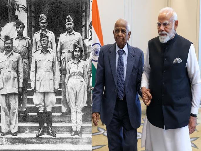 Narendra Modi Malaysia Visit: Prime Minister Modi meets Netaji Subhash Chandra Bose's colleague | नेताजी सुभाषचंद्र बोस यांच्या आझाद हिंद सेनेतील सहकाऱ्याला भेटून पीएम मोदी भावुक, म्हणाले... Narendra Modi Malaysia Visit: Prime Minister Modi meets Netaji Subhash Chandra Bose's colleague | नेताजी सुभाषचंद्र बोस यांच्या आझाद हिंद सेनेतील सहकाऱ्याला भेटून पीएम मोदी भावुक, म्हणाले...