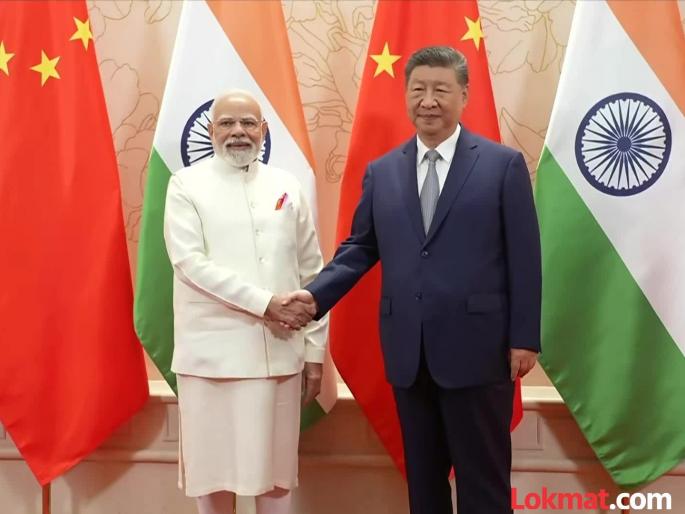 PM Narendra Modi meets Chinese President Xi Jinping at SCO summit | टॅरिफ वॉरदरम्यान PM मोदी आणि जिनपिंग यांची भेट; चीनचे राष्ट्राध्यक्ष म्हणाले,'एकत्र येणे महत्त्वाचे' PM Narendra Modi meets Chinese President Xi Jinping at SCO summit | टॅरिफ वॉरदरम्यान PM मोदी आणि जिनपिंग यांची भेट; चीनचे राष्ट्राध्यक्ष म्हणाले,'एकत्र येणे महत्त्वाचे'