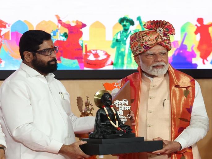 marathi language awakened the consciousness of culture with swarajya appreciation of pm narendra modi | मराठी भाषेने स्वराज्यासह संस्कृतीची चेतना जागविली; पंतप्रधान मोदी यांचे कौतुकोद्गार marathi language awakened the consciousness of culture with swarajya appreciation of pm narendra modi | मराठी भाषेने स्वराज्यासह संस्कृतीची चेतना जागविली; पंतप्रधान मोदी यांचे कौतुकोद्गार