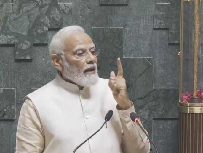 pm narendra modi address after new parliament building inauguration | “नवे संसद भवन १४० कोटी भारतीयांच्या आकांक्षा आणि स्वप्नांचे प्रतिबिंब”: पंतप्रधान नरेंद्र मोदी pm narendra modi address after new parliament building inauguration | “नवे संसद भवन १४० कोटी भारतीयांच्या आकांक्षा आणि स्वप्नांचे प्रतिबिंब”: पंतप्रधान नरेंद्र मोदी