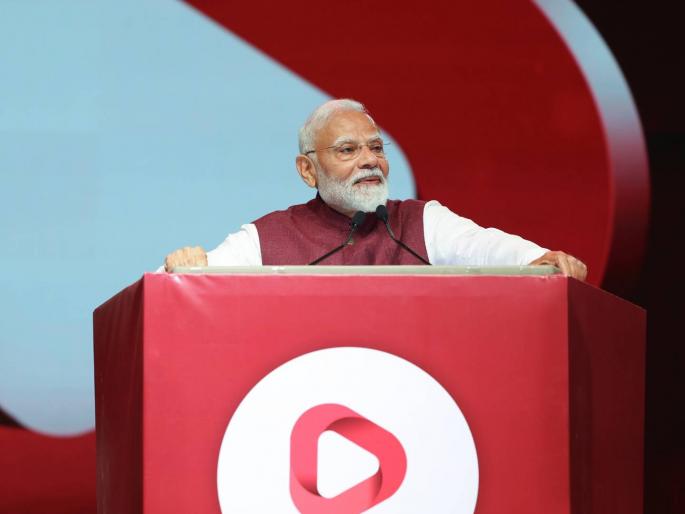 now india emerges as the world factory said pm narendra modi | ‘बॅक ऑफिस’ नाही, आता जगाचा कारखाना म्हणून भारताचा उदय: पंतप्रधान नरेंद्र मोदी now india emerges as the world factory said pm narendra modi | ‘बॅक ऑफिस’ नाही, आता जगाचा कारखाना म्हणून भारताचा उदय: पंतप्रधान नरेंद्र मोदी