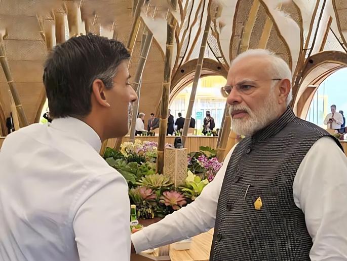 pm modi and rishi sunak meeting pm modi and rishi sunak meet in g 20 british pm gift for indians after meet with pm modi rishi sunak | पंतप्रधान मोदींनी घेतली ऋषी सुनक यांची भेट, भारतीयांना मिळालं मोठं गिफ्ट pm modi and rishi sunak meeting pm modi and rishi sunak meet in g 20 british pm gift for indians after meet with pm modi rishi sunak | पंतप्रधान मोदींनी घेतली ऋषी सुनक यांची भेट, भारतीयांना मिळालं मोठं गिफ्ट