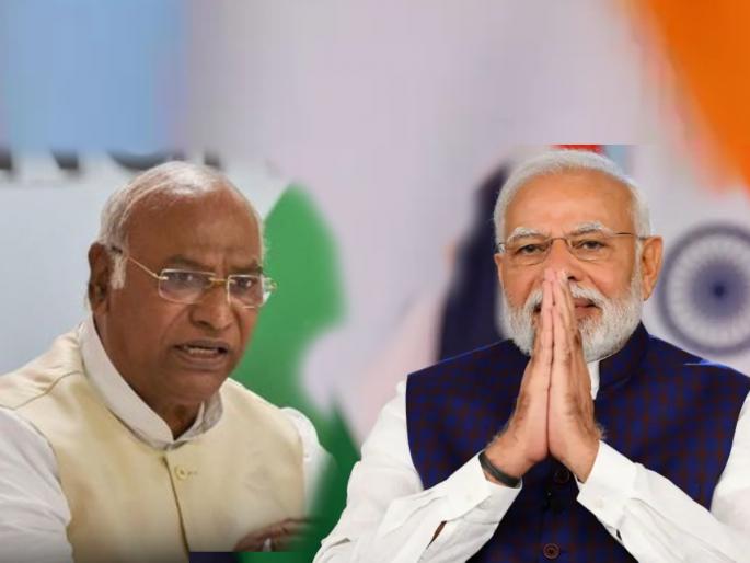 Prime Minister Narendra Modi congratulated Mallikarjun Kharge on his election as Congress President | पंतप्रधान मोदींनी मल्लिकार्जुन खर्गेंचे काँग्रेस अध्यक्षपदी निवड झाल्याबद्दल केले अभिनंदन, म्हणाले... Prime Minister Narendra Modi congratulated Mallikarjun Kharge on his election as Congress President | पंतप्रधान मोदींनी मल्लिकार्जुन खर्गेंचे काँग्रेस अध्यक्षपदी निवड झाल्याबद्दल केले अभिनंदन, म्हणाले...