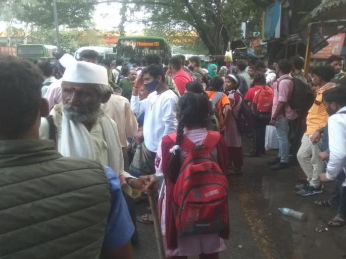 PMP staff on strike over non payment of salaries A lot of inconvenience to the people of Pune | वेतन न मिळाल्याने पीएमपीचे कर्मचारी संपावर; पुणेकरांची मोठ्याप्रमाणात गैरसोय