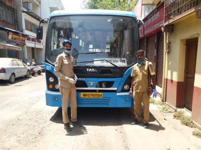 PMP directly to the hospital for pregnant women; | गरोदर महिलेसाठी पीएमपी थेट रूग्णालयात; चालक-वाहकाच्या तत्परतेमुळे मिळाली तात्काळ मदत