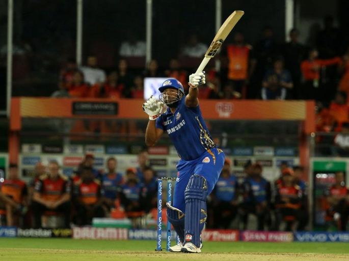 Mumbai Indians given 137uns target to Sunrisers Hyderabad | IPL 2019 : पोलार्डची फटकेबाजी, मुंबईचे हैदराबादपुढे 137 धावांचे आव्हान