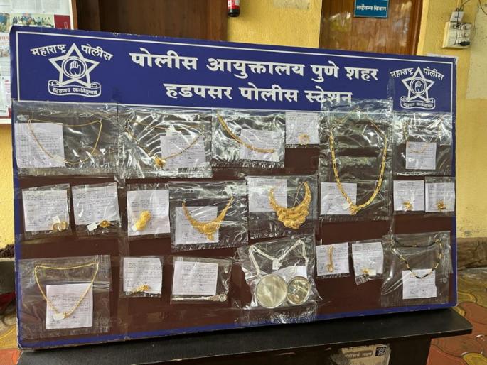 Just 19 year old burglar jailed in Pune 12 lakh worth of valuables including gold and silver seized | पुण्यात अवघ्या 19 वर्षाचा चोरटा जेरबंद; सोन्या-चांदीसह तब्बल 12 लाखांचा मुद्देमाल जप्त Just 19 year old burglar jailed in Pune 12 lakh worth of valuables including gold and silver seized | पुण्यात अवघ्या 19 वर्षाचा चोरटा जेरबंद; सोन्या-चांदीसह तब्बल 12 लाखांचा मुद्देमाल जप्त
