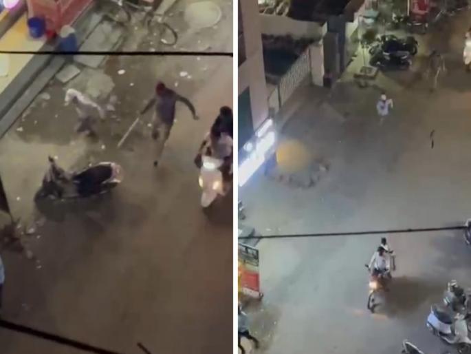 Police nabbed those who were drinking alcohol and rioting near Sinhagad College in Pune | VIDEO| धू धू धुलाई... सिंहगड कॉलेजजवळ दारू पिऊन धिंगाणा घालणाऱ्यांना पोलिसांनी 'बेक्कार' चोपलं Police nabbed those who were drinking alcohol and rioting near Sinhagad College in Pune | VIDEO| धू धू धुलाई... सिंहगड कॉलेजजवळ दारू पिऊन धिंगाणा घालणाऱ्यांना पोलिसांनी 'बेक्कार' चोपलं