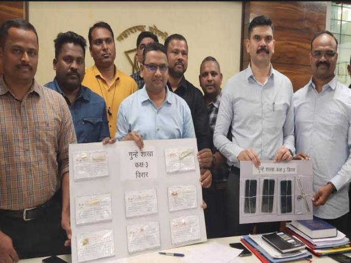 Crime Branch nabs persistent burglar who burglarizes house only in daylight for intoxication; 14 house burglaries in Virar alone in 3 months | नशेसाठी केवळ दिवसा घरफोडी करणाऱ्या अट्टल घरफोड्यास गुन्हे शाखेने पकडले; ३ महिन्यांत एकट्या विरारमध्ये केल्या १४ घरफोड्या Crime Branch nabs persistent burglar who burglarizes house only in daylight for intoxication; 14 house burglaries in Virar alone in 3 months | नशेसाठी केवळ दिवसा घरफोडी करणाऱ्या अट्टल घरफोड्यास गुन्हे शाखेने पकडले; ३ महिन्यांत एकट्या विरारमध्ये केल्या १४ घरफोड्या