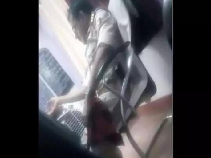 Shocking! Police officer masturbates in front of woman, video of the incident goes viral | लज्जास्पद! पोलीस अधिकाऱ्याने महिलेसमोर केले हस्तमैथुन, घटनेचा व्हिडीओ व्हायरल  Shocking! Police officer masturbates in front of woman, video of the incident goes viral | लज्जास्पद! पोलीस अधिकाऱ्याने महिलेसमोर केले हस्तमैथुन, घटनेचा व्हिडीओ व्हायरल