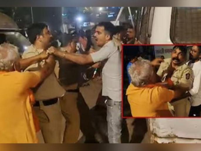 ...When goons put their hands on the police collar; 5 arrested in Kandivali | ...जेव्हा गुंडच पोलिसांच्या कॉलरला हात घालतात; कांदिवलीत ५ अटकेत ...When goons put their hands on the police collar; 5 arrested in Kandivali | ...जेव्हा गुंडच पोलिसांच्या कॉलरला हात घालतात; कांदिवलीत ५ अटकेत