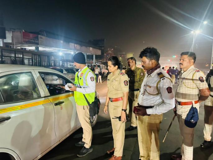 952 in just 3 days; Traffic police take strict action against drunk drivers and triple seaters | Pune Police: अवघ्या ३ दिवसांत ९५२; मद्यधुंद वाहनचालकांसह ट्रिपल सीटस्वारांवर वाहतूक पोलिसांची धडक कारवाई 952 in just 3 days; Traffic police take strict action against drunk drivers and triple seaters | Pune Police: अवघ्या ३ दिवसांत ९५२; मद्यधुंद वाहनचालकांसह ट्रिपल सीटस्वारांवर वाहतूक पोलिसांची धडक कारवाई