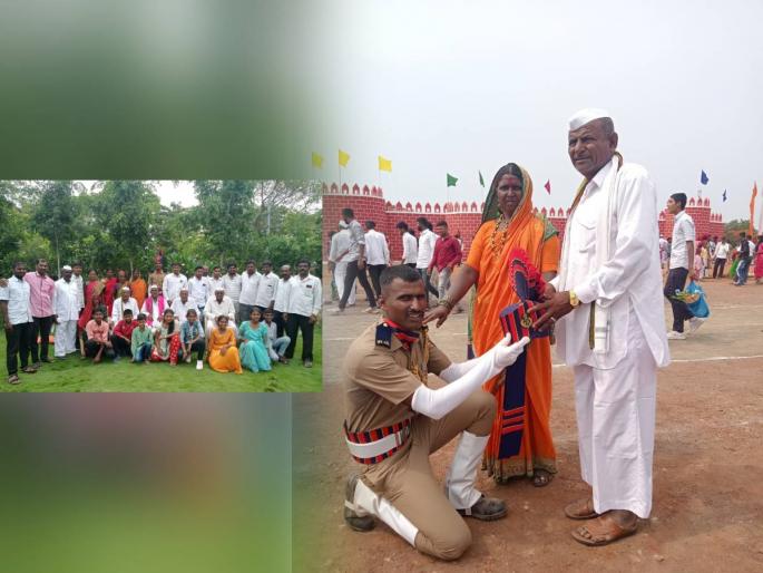 Why Lake became my police... Villagers and parents filled the tempo for the convocation | व्हय लेक माझा पोलिस झाला... टेम्पो भरून गावकरी अन् आई-वडील दीक्षांत संचलनाला Why Lake became my police... Villagers and parents filled the tempo for the convocation | व्हय लेक माझा पोलिस झाला... टेम्पो भरून गावकरी अन् आई-वडील दीक्षांत संचलनाला