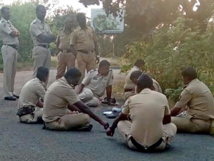 The corona test of the police as the accused was coroned | आरोपीच कोरोनाबाधित निघाल्यानं पोलिसांची कोरोना चाचणी The corona test of the police as the accused was coroned | आरोपीच कोरोनाबाधित निघाल्यानं पोलिसांची कोरोना चाचणी