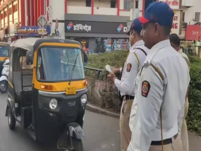 Signal violation, refusal to pay fare; Crackdown on illegal rickshaw drivers, more than a thousand rickshaw drivers fined in Pune | सिग्नल तोडणे, भाडे नाकारणे; अवैध रिक्षा चालकांवर धडक कारवाई, पुण्यात हजारहून अधिक रिक्षाचालकांना ठोठावला दंड