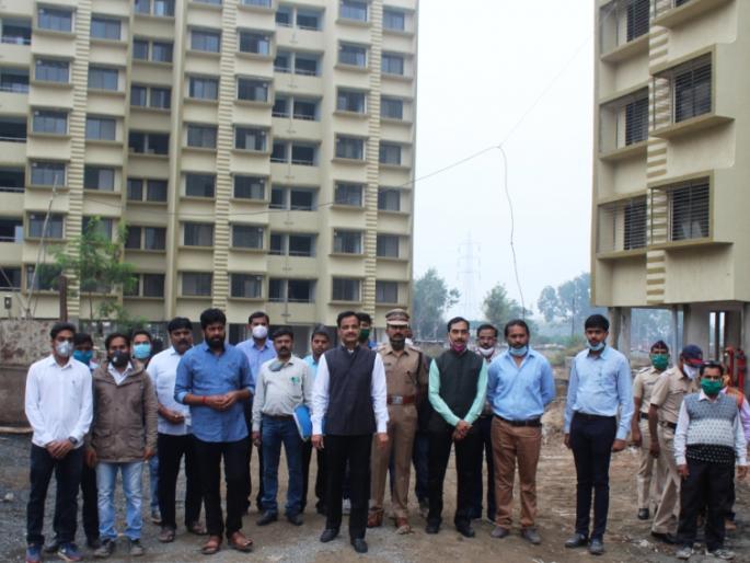 Guardian Minister inspected the work of Super Specialty Hospital and under construction | पालकमंत्र्यांनी केली सुपर स्पेशालिटी हॉस्पीटल व निर्माणाधिन कामांची पाहणी