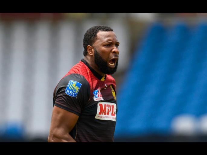 FOUR wickets for Kieron Pollard; St Lucia Zouks 154 all out in 19.1 overs vs Trinbago Knight Riders | IPL 2020 पूर्वी किरॉन पोलार्डचा दमदार फॉर्म; CPL Finalमध्ये डॅरेन सॅमीच्या संघाचा काढला घाम
