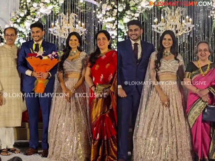 soham bandekar and pooja birari wedding reception presence of dignitaries from the political and marathi film industry video goes viral | सोहम बांदेकर-पूजा बिरारी यांचा ग्रँड रिसेप्शन सोहळा! राजकीय अन् कला क्षेत्रातील मान्यवरांची उपस्थिती, व्हिडीओ व्हायरल soham bandekar and pooja birari wedding reception presence of dignitaries from the political and marathi film industry video goes viral | सोहम बांदेकर-पूजा बिरारी यांचा ग्रँड रिसेप्शन सोहळा! राजकीय अन् कला क्षेत्रातील मान्यवरांची उपस्थिती, व्हिडीओ व्हायरल