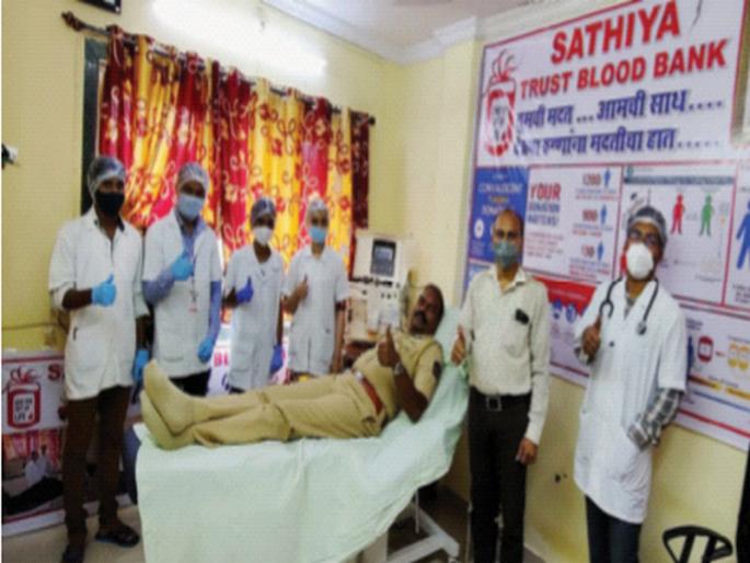 Daenada Plasma Donation by Senior Police Inspector Vankaeti | वरिष्ठ पाेलीस निरीक्षक वनकाेटी यांचे दाेनदा प्लाझ्मादान; इतरांनाही केले आवाहन Daenada Plasma Donation by Senior Police Inspector Vankaeti | वरिष्ठ पाेलीस निरीक्षक वनकाेटी यांचे दाेनदा प्लाझ्मादान; इतरांनाही केले आवाहन