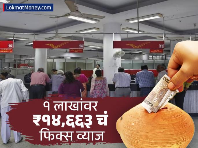Deposit 1 lakh in Post Office term deposit scheme get fixed interest of rs 14663 Check details | Post Office मध्ये जमा करा १ लाख, मिळेल ₹१४,६६३ चं फिक्स व्याज; चेक करा डिटेल्स