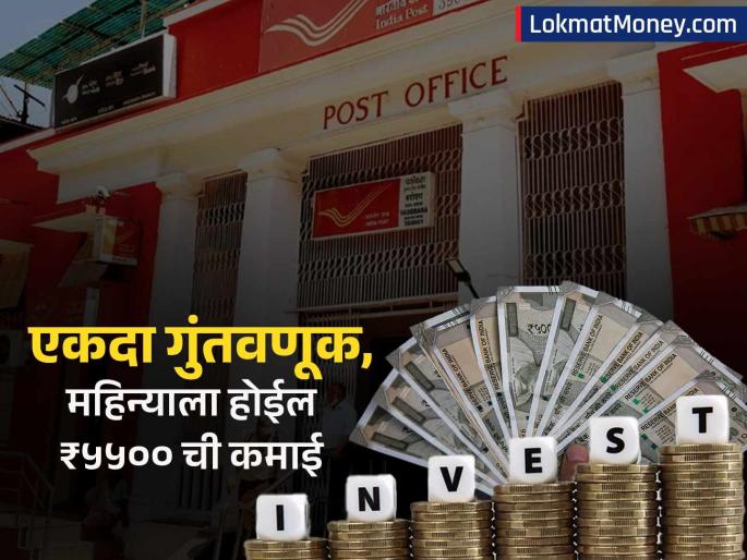 Post Office s amazing scheme Invest only once then earn rs 5500 per month from interest alone | Post Office ची जबरदस्त स्कीम... केवळ एकदा गुंतवणूक, नंतर व्याजातूनच होईल महिन्याला ₹५५०० ची कमाई