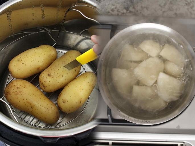 4 Easy Tricks to Boil Potatoes Instantly. Boil potato perfectly in pressure cooker, microwave and pan | बटाटे कधी जास्त शिजतात तर कधी कच्चेच राहातात? बटाटे झटपट उकडण्याच्या 4 सोप्या युक्त्या