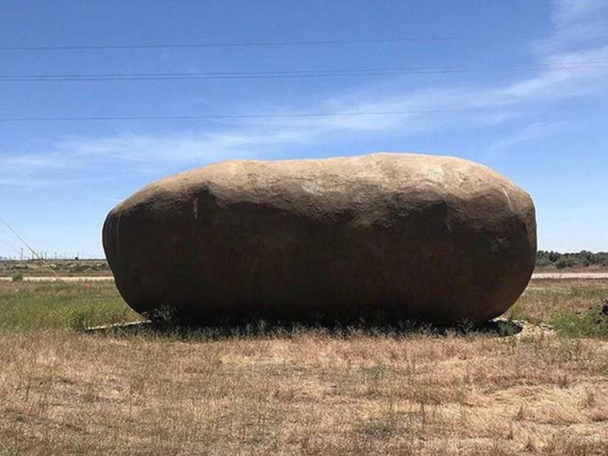 A 6 ton potato has been turned into an hotel you can rent it for 200 dollar a night | बाबो! ६ टन वजनाच्या 'बटाट्यात' एक रात्र राहण्यासाठी लोक देताहेत १८ हजार रुपये! A 6 ton potato has been turned into an hotel you can rent it for 200 dollar a night | बाबो! ६ टन वजनाच्या 'बटाट्यात' एक रात्र राहण्यासाठी लोक देताहेत १८ हजार रुपये!