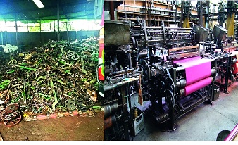 Negligence of the Government to sell the looms: Signs of the collapse of the second largest textile industry in the state | यंत्रमागांची भंगारात विक्री सरकारचे दुर्लक्ष : राज्यात दुसऱ्या क्रमांकाचा वस्त्रोद्योग मोडीत निघण्याची चिन्हे Negligence of the Government to sell the looms: Signs of the collapse of the second largest textile industry in the state | यंत्रमागांची भंगारात विक्री सरकारचे दुर्लक्ष : राज्यात दुसऱ्या क्रमांकाचा वस्त्रोद्योग मोडीत निघण्याची चिन्हे