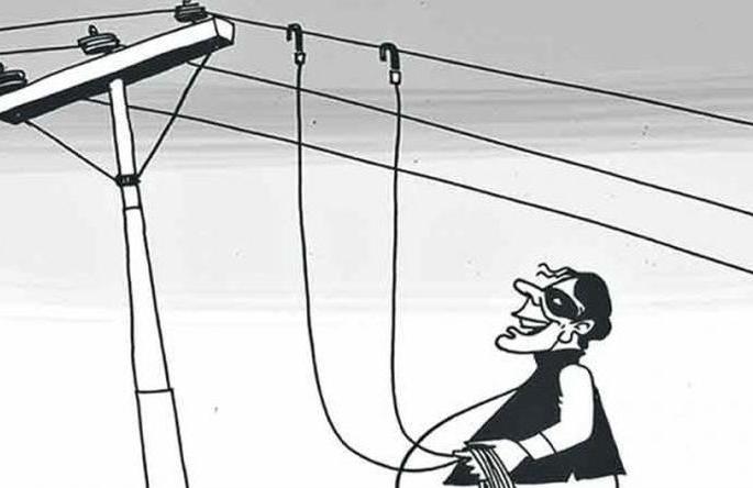 Power theft for road widening work! | रस्ता विस्तारिकरणाच्या कामासाठी वीज चोरी! Power theft for road widening work! | रस्ता विस्तारिकरणाच्या कामासाठी वीज चोरी!