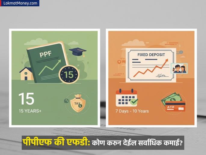PPF or FD where will you get the biggest benefit by investing Which option can give you huge income | PPF vs FD: पीपीएफ की एफडी, कुठे गुंतवणूक केल्यावर मिळेल मोठा फायदा? कोणता पर्याय करुन देऊ शकते तुफान कमाई