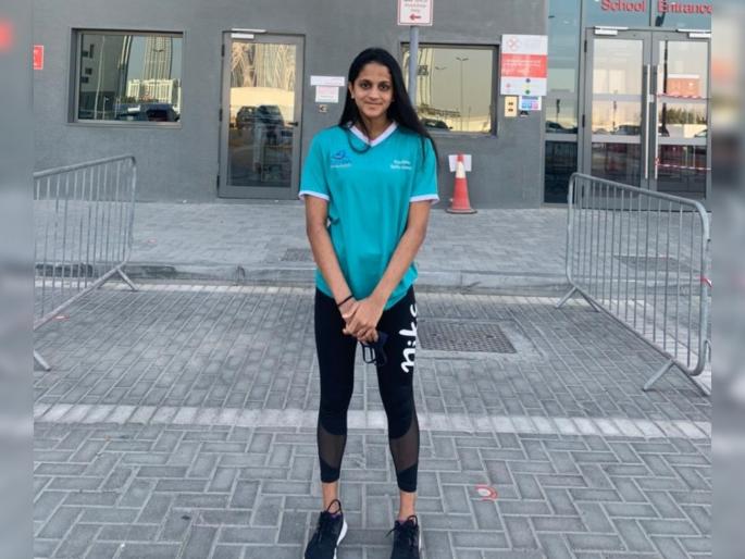 Sanjana Prabhugavkar, a 14-year-old from Goa, holds the record in the UAE | गोव्याच्या १४ वर्षीय संजना प्रभुगावकरचा युएईत विक्रम Sanjana Prabhugavkar, a 14-year-old from Goa, holds the record in the UAE | गोव्याच्या १४ वर्षीय संजना प्रभुगावकरचा युएईत विक्रम