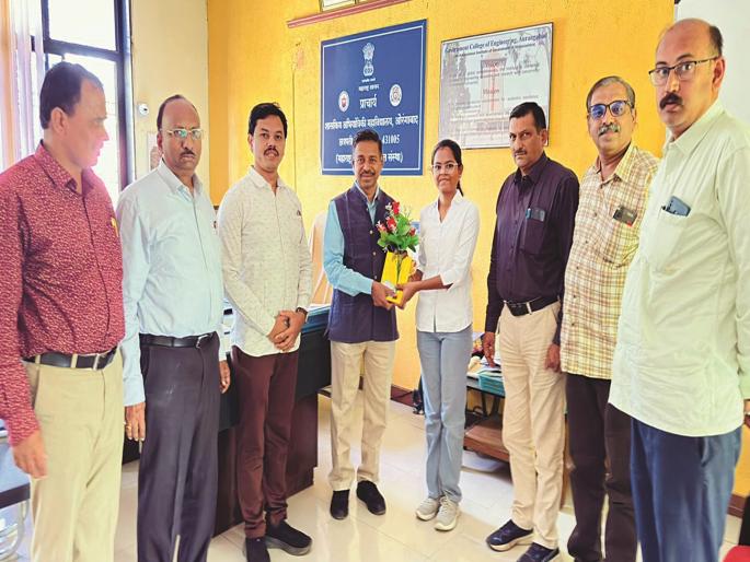 GECA Student Prachi Gatlewar Bags 45 LPA Package at Amazon in Chhatrapati Sambhajinagar | छ. संभाजीनगर शासकीय अभियांत्रिकीच्या प्राचीची भरारी! ॲमेझॉनमध्ये मिळाले ४५ लाखांचे पॅकेज GECA Student Prachi Gatlewar Bags 45 LPA Package at Amazon in Chhatrapati Sambhajinagar | छ. संभाजीनगर शासकीय अभियांत्रिकीच्या प्राचीची भरारी! ॲमेझॉनमध्ये मिळाले ४५ लाखांचे पॅकेज