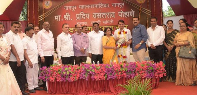 Pradeep Pohane took charge as Chairman of Standing Committee of NMC | प्रदीप पोहाणे यांनी मनपा स्थायी समिती अध्यक्षपदाचा पदभार स्वीकारला