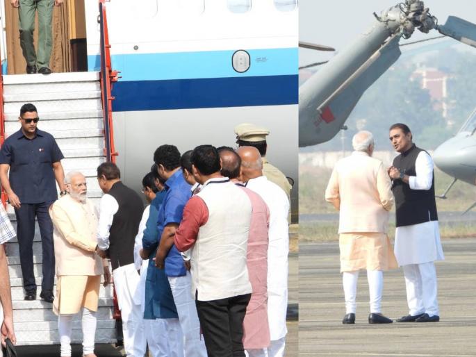 political discussion between pm narendra modi and praful patel at birsi airport | बिरसी विमानतळावर पंतप्रधान नरेंद्र मोदी, प्रफुल्ल पटेल यांच्यात राजकीय चर्चा political discussion between pm narendra modi and praful patel at birsi airport | बिरसी विमानतळावर पंतप्रधान नरेंद्र मोदी, प्रफुल्ल पटेल यांच्यात राजकीय चर्चा