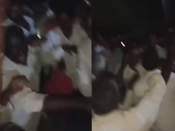 Controversy between Ratnakar Gutte supporters and Maratha protesters in Parbhani; Slogans in the meeting | परभणीत गुट्टे समर्थक आणि मराठा आंदोलकांमध्ये वाद; बैठकीत घोषणाबाजी Controversy between Ratnakar Gutte supporters and Maratha protesters in Parbhani; Slogans in the meeting | परभणीत गुट्टे समर्थक आणि मराठा आंदोलकांमध्ये वाद; बैठकीत घोषणाबाजी