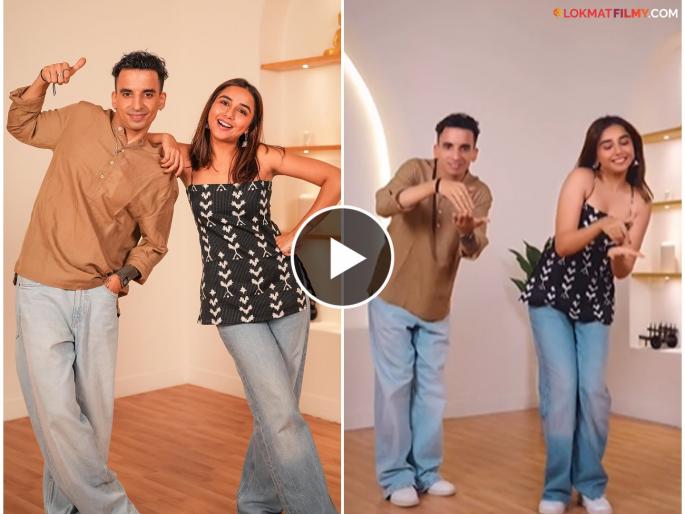 youtuber and actress prajakata koli dance on ek number tujhi kambar song video goes viral  | VIDEO: 'एक नंबर, तुझी कंबर' गाण्याची प्राजक्ता कोळीलाही भुरळ; डान्स पाहून संजू राठोड कमेंट करत म्हणाला...