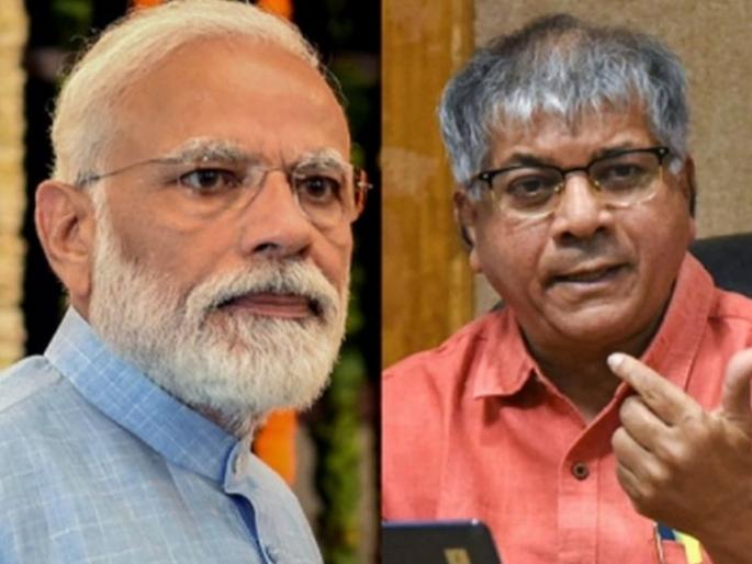 prakash ambedkar criticized pm narendra modi over corona vaccine | मोदींचा हिंदूंवर विश्वास नाही, ख्रिश्चन नर्सकडून कोरोना लस घेतली: प्रकाश आंबेडकर