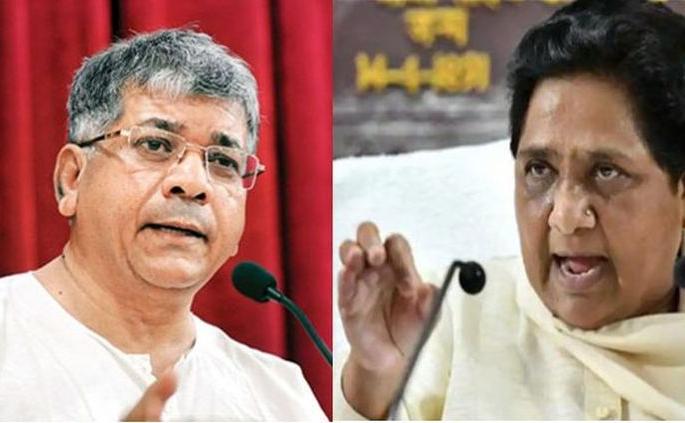 Mayawati does not respond to Ambedkar's call! | आंबेडकरांच्या टाळीला मायावतींकडून प्रतिसाद नाही! Mayawati does not respond to Ambedkar's call! | आंबेडकरांच्या टाळीला मायावतींकडून प्रतिसाद नाही!