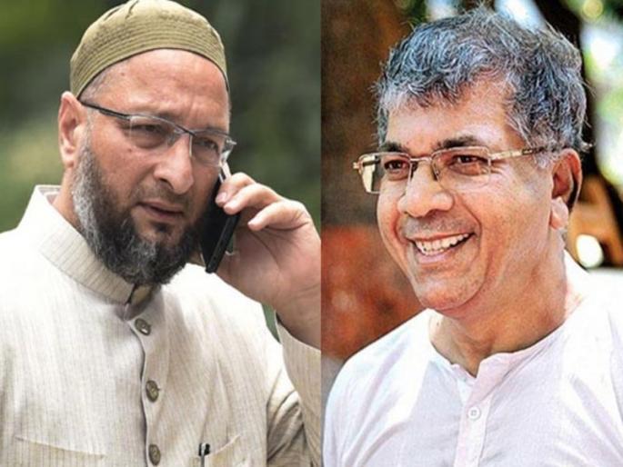Dr. Babasaheb Ambedkar's grandson will go to Owaisi root? | डॉ. बाबासाहेब आंबेडकरांचा नातू ओवैसीच्या मागे जाणार ?