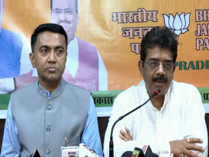 cm pramod sawant and bjp state president members celebrate haryana assembly election 2024 victory | हरयाणातील विजयाबद्दल मुख्यमंत्री, भाजप प्रदेशाध्यांकडून आनंद cm pramod sawant and bjp state president members celebrate haryana assembly election 2024 victory | हरयाणातील विजयाबद्दल मुख्यमंत्री, भाजप प्रदेशाध्यांकडून आनंद