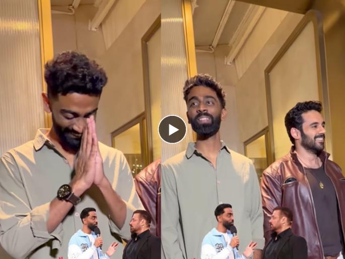 pranit more and abhishek bajaj spotted after bigg boss 19 ends pranit reacts on salman khan | आता परत सलमानवर जोक करणार का? पापाराझीच्या प्रश्नावर प्रणित मोरेने हातच जोडले; म्हणाला...